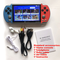 5.1 cal X7 Plus gra wideo konsola 8GB podwójny joystick przenośna konsola do gier dla dzieci przenośna retro konsola do gier 5